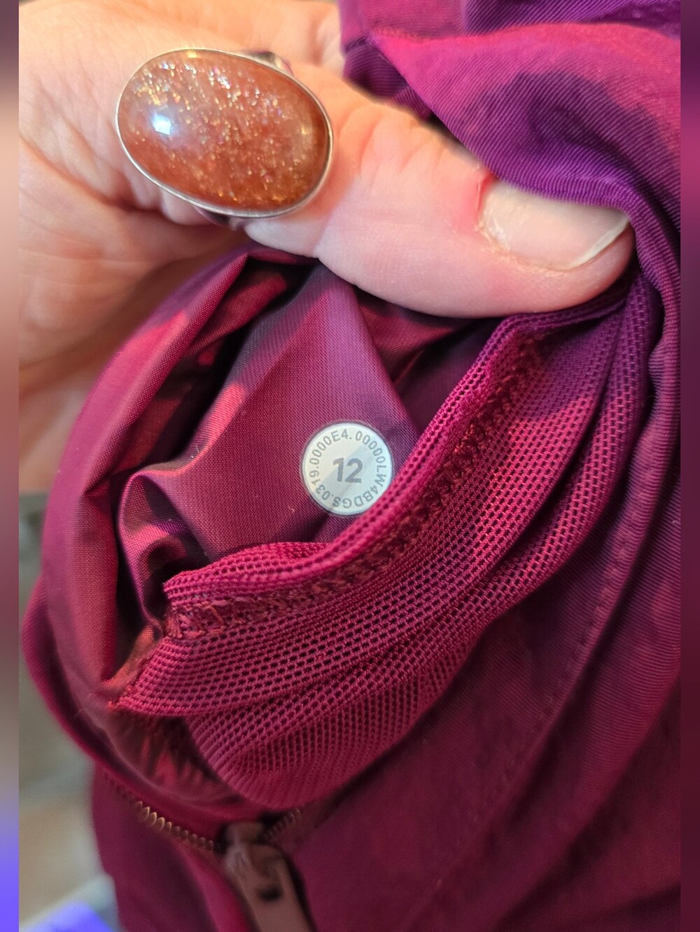 Lululemon NonStop Reversible Bomber Jacket In Ripened Raspberry- EUC - Picture 10 of 16